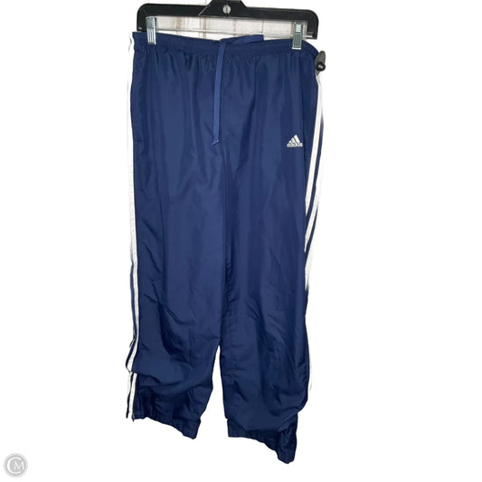 Athletic Pants By Adidas In Blue, Size: L