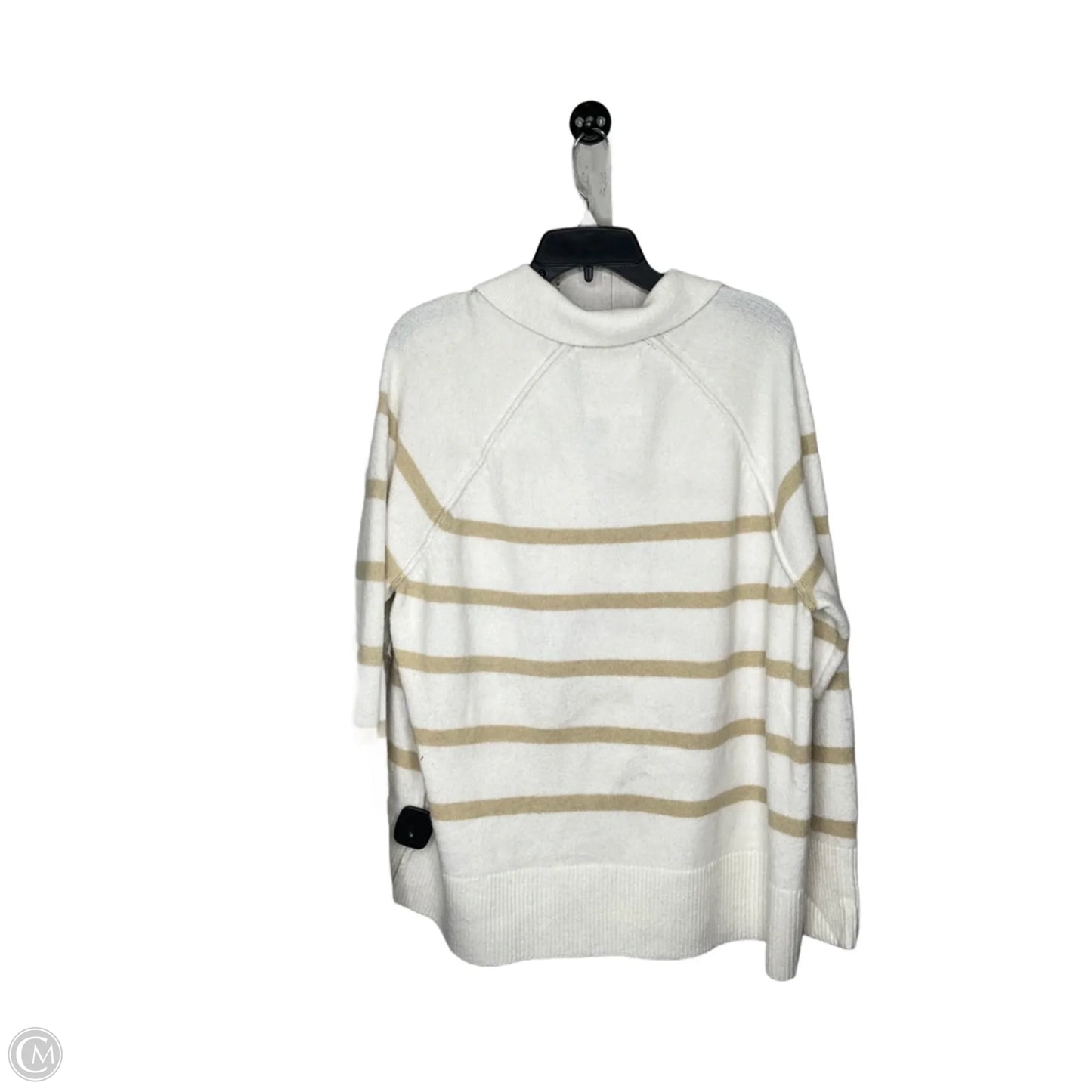 Sweater By Aerie In Tan & White, Size: M