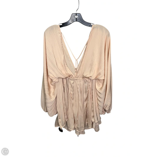 Dress Casual Short By Free People In Peach, Size: L
