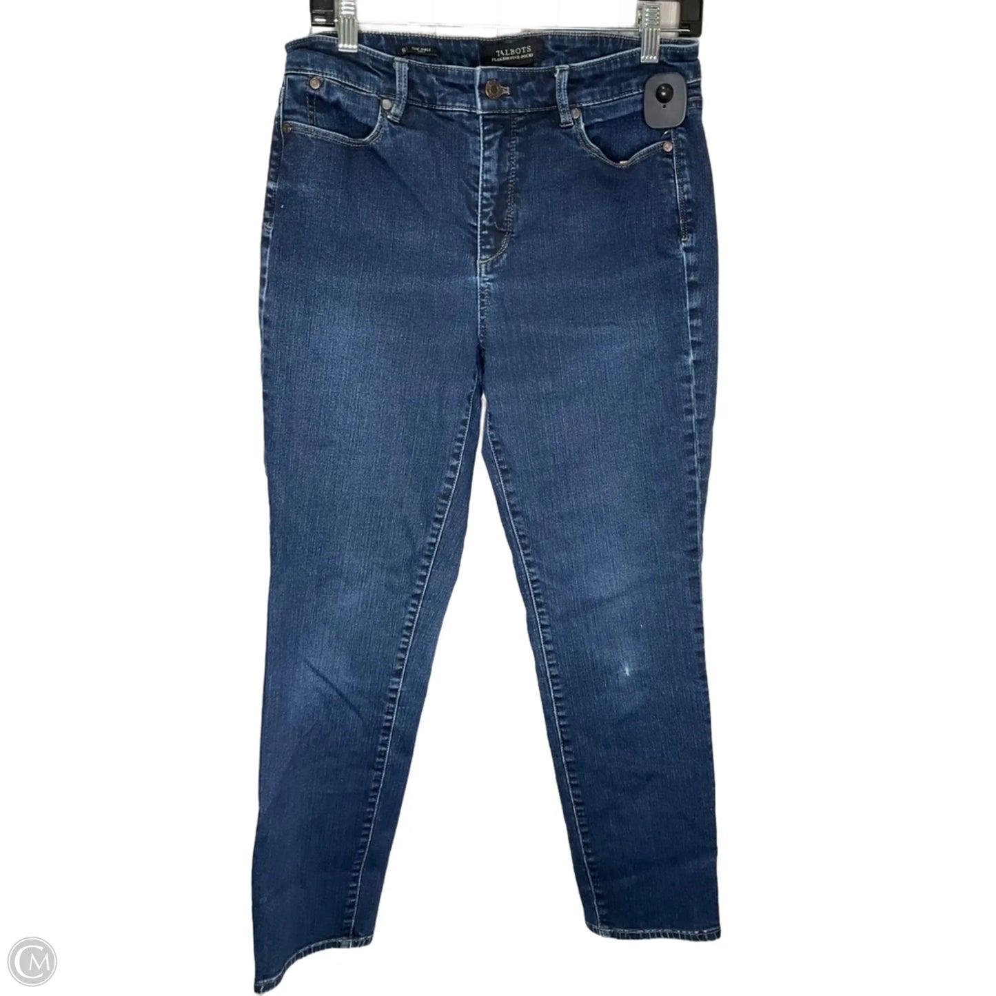 Jeans Skinny By Talbots In Blue Denim, Size: 8