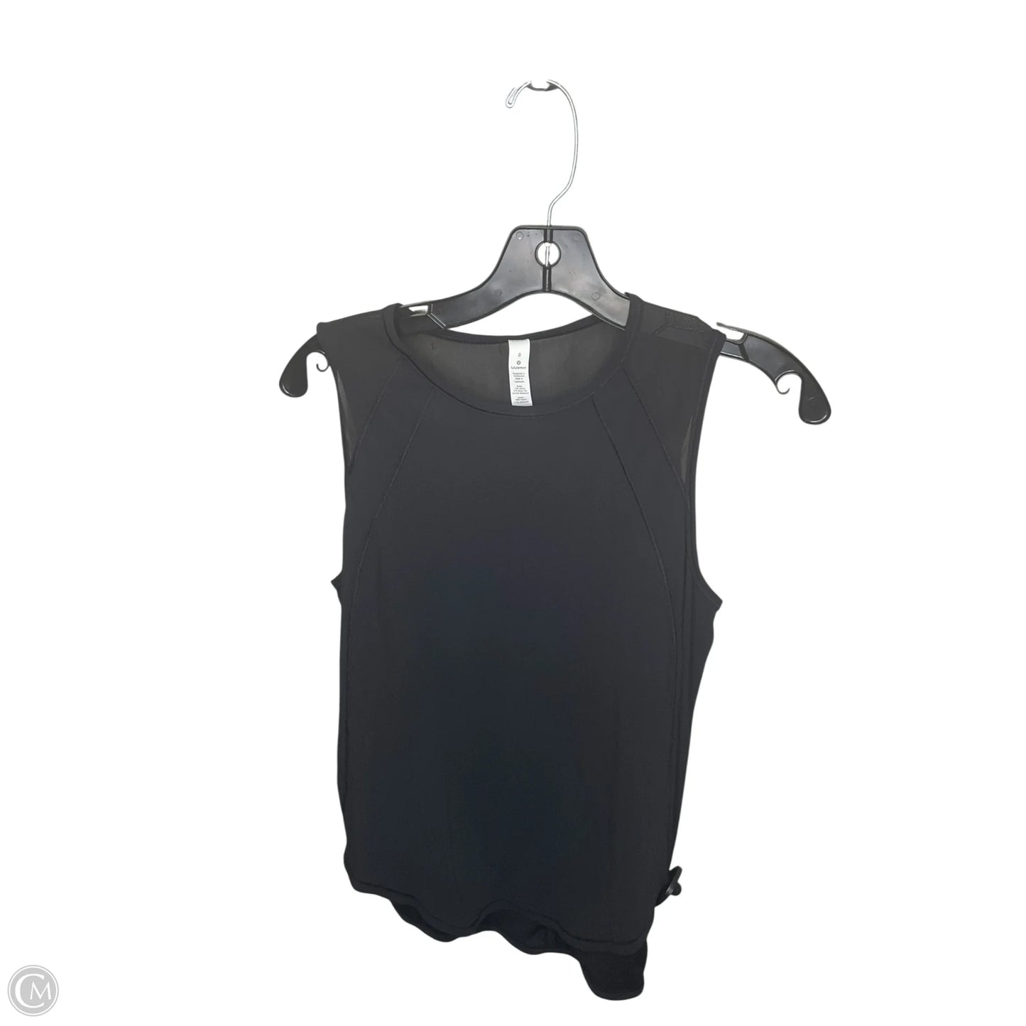 Athletic Tank Top By Lululemon In Black, Size: 8