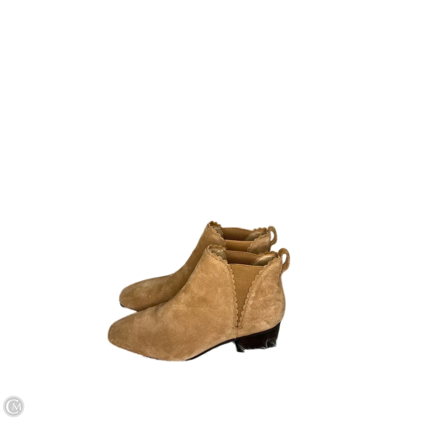 Boots Ankle Heels By Talbots In Tan, Size: 6