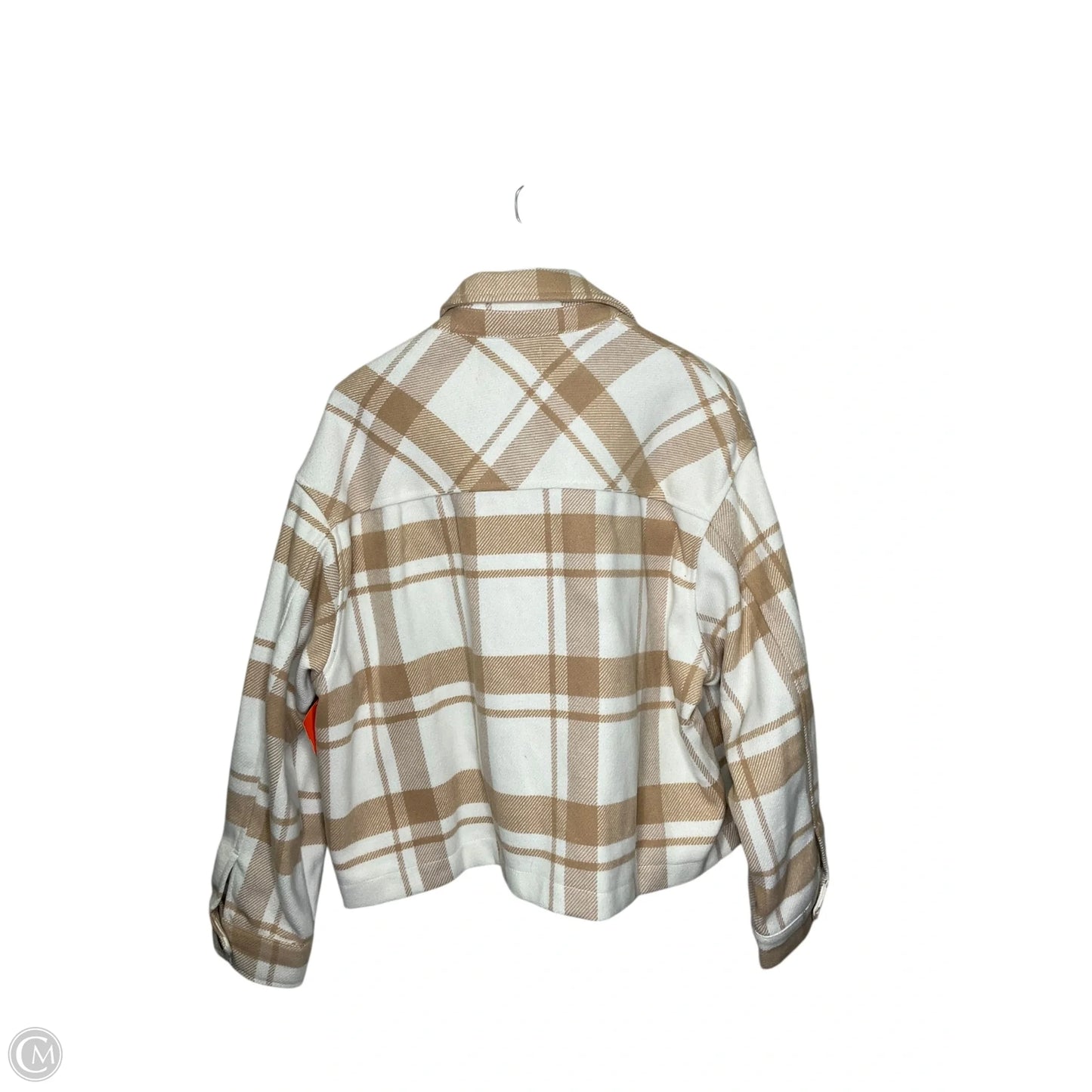 Sweatshirt Collar By Fabrik In Cream, Size: M
