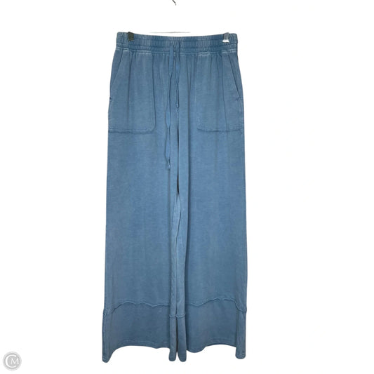 Pants Wide Leg By Rae Mode In Blue, Size: M