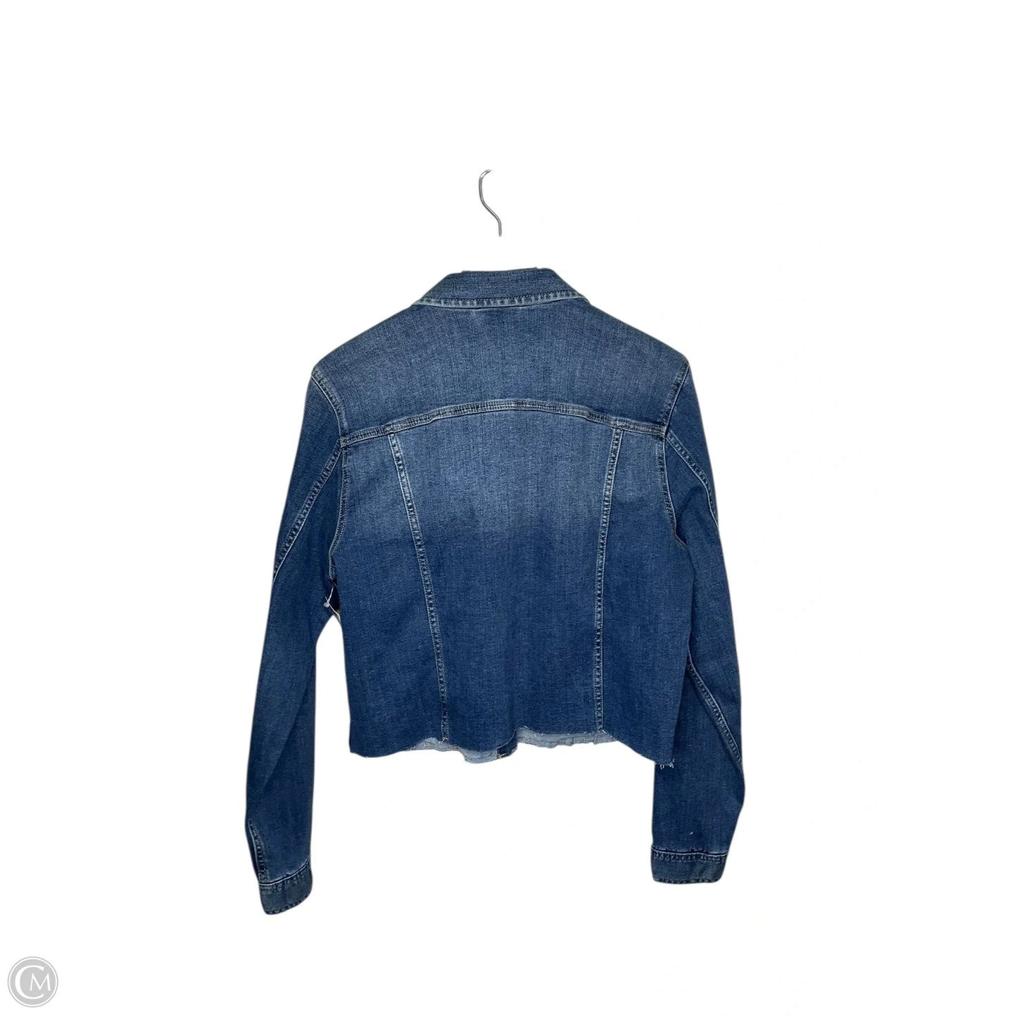 Jacket Denim By Calvin Klein In Blue Denim, Size: M