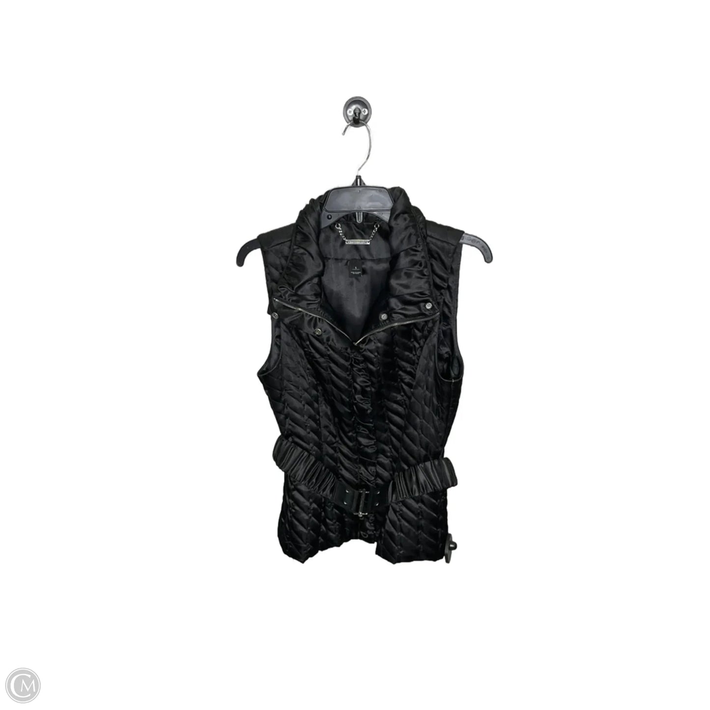 Vest Puffer & Quilted By White House Black Market In Black, Size: S