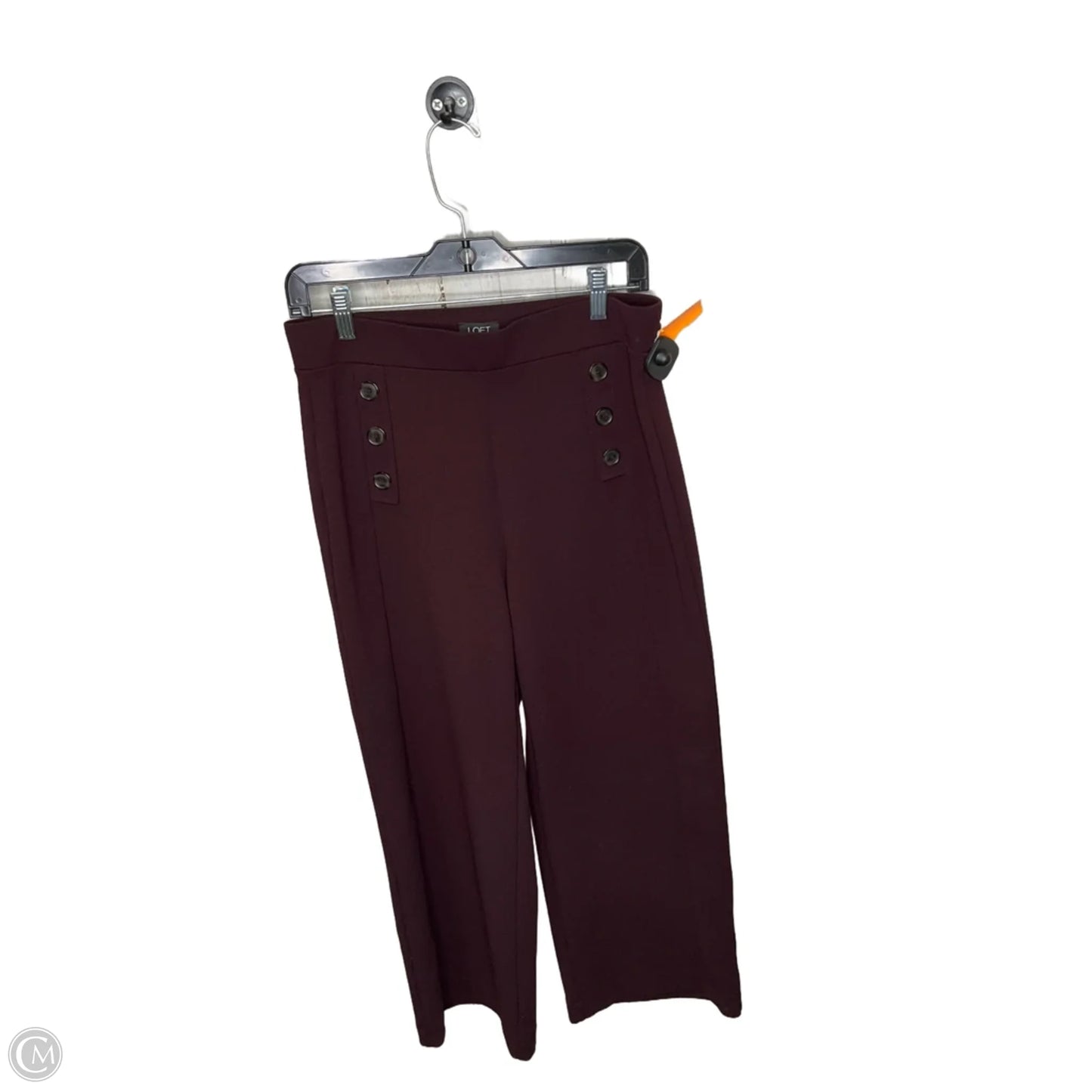 Pants Dress By Loft In Maroon, Size: Mp