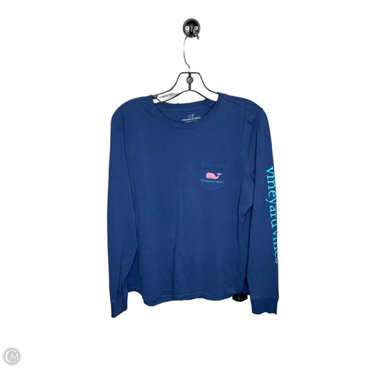 Top Long Sleeve By Vineyard Vines In Purple, Size: L