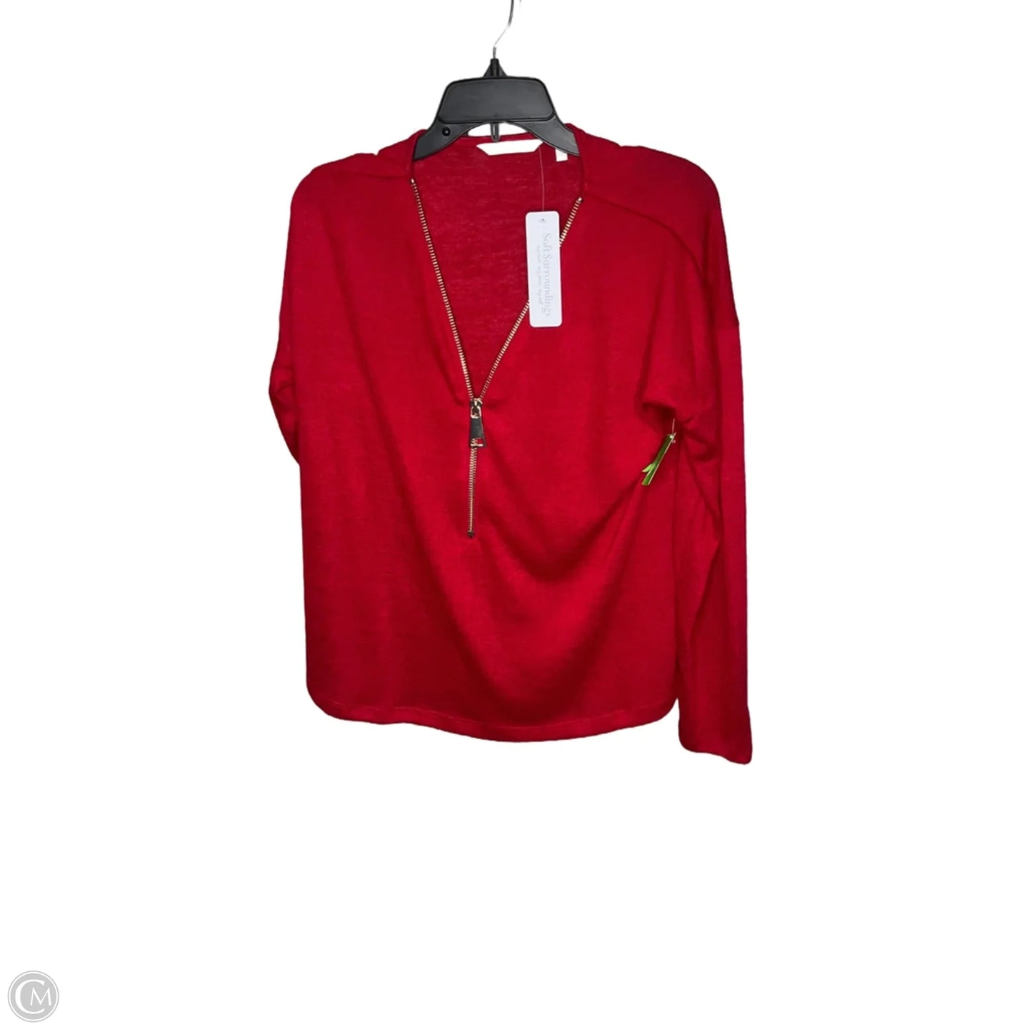 Top Long Sleeve By Soft Surroundings In Red, Size: Lp