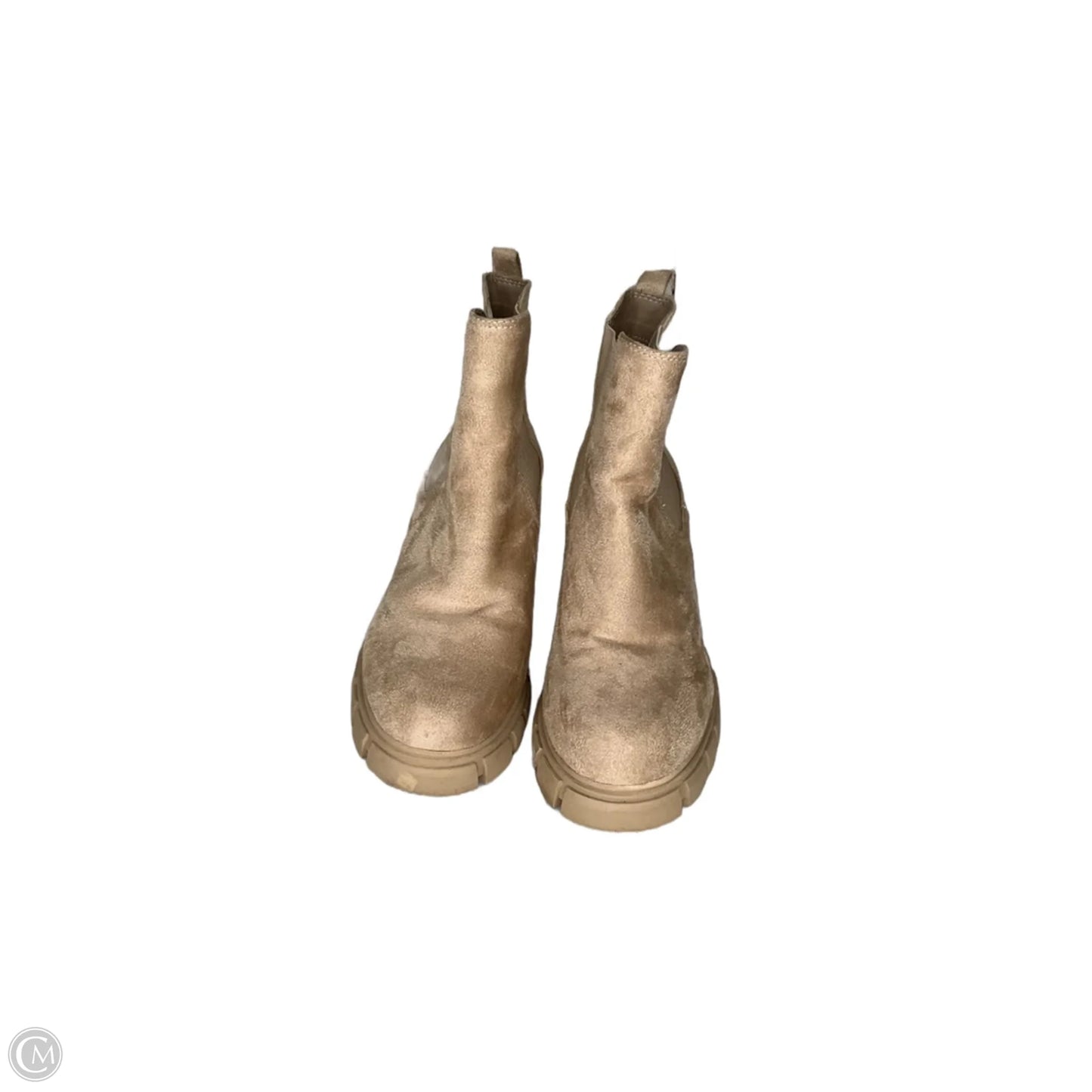 Boots Ankle Heels By Madden Girl In Tan, Size: 7