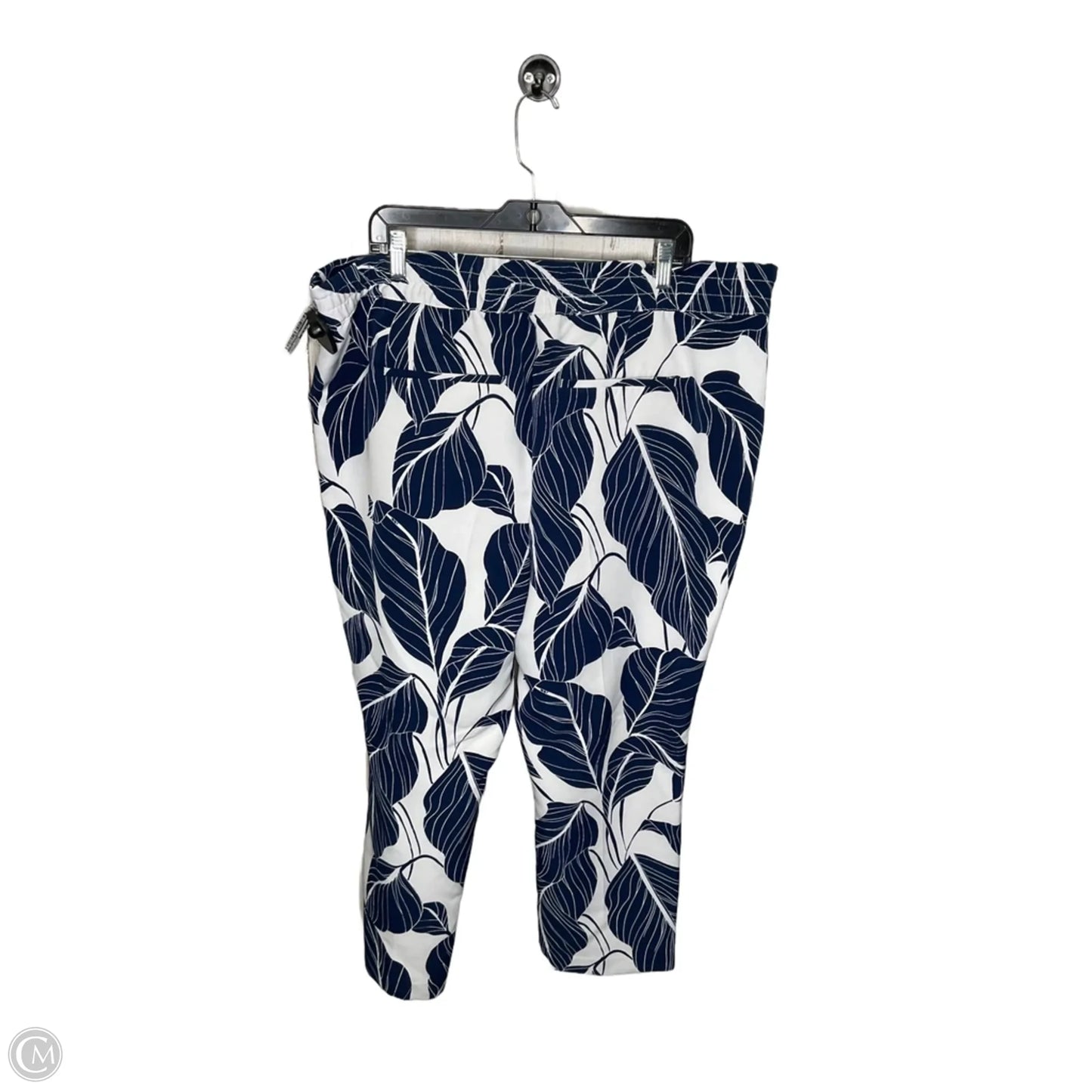 Pants Other By Liz Claiborne In Blue & White, Size: 16