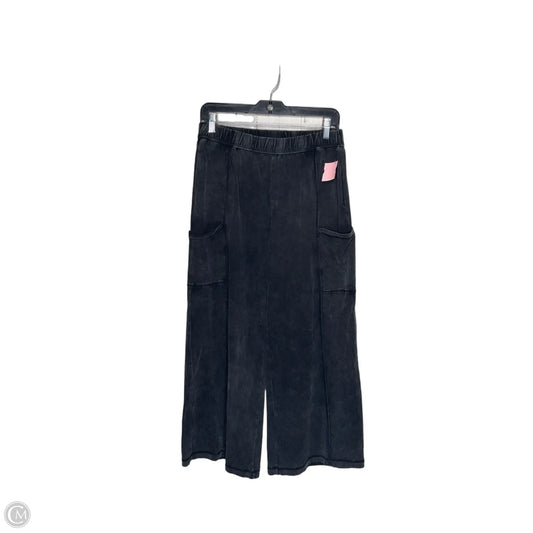 Pants Wide Leg By Heyson In Black, Size: L
