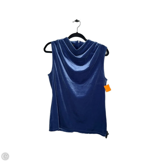 Top Sleeveless By Talbots In Blue, Size: M