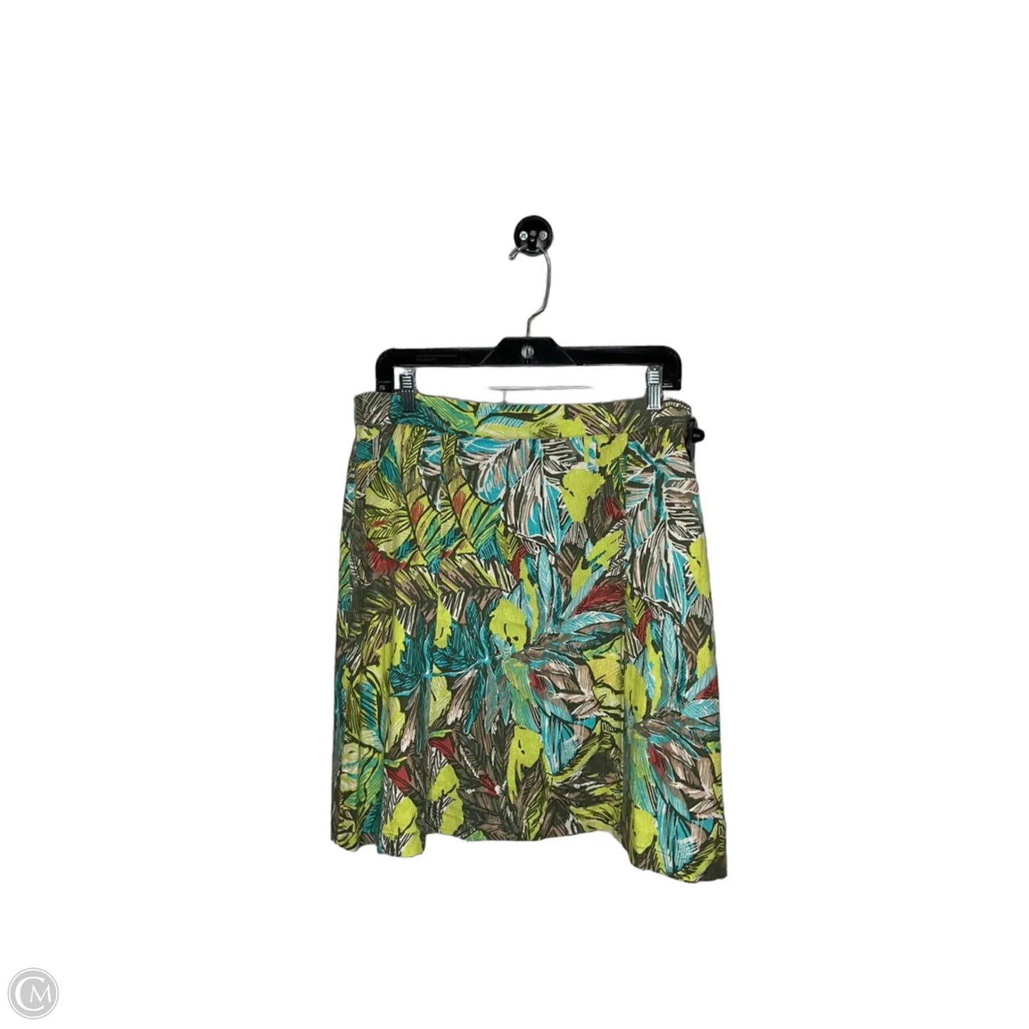 Skirt Midi By Christopher And Banks In Floral Print, Size: 12p