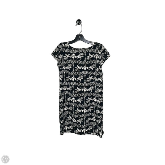 Dress Casual Midi By Zara In Black & White, Size: M