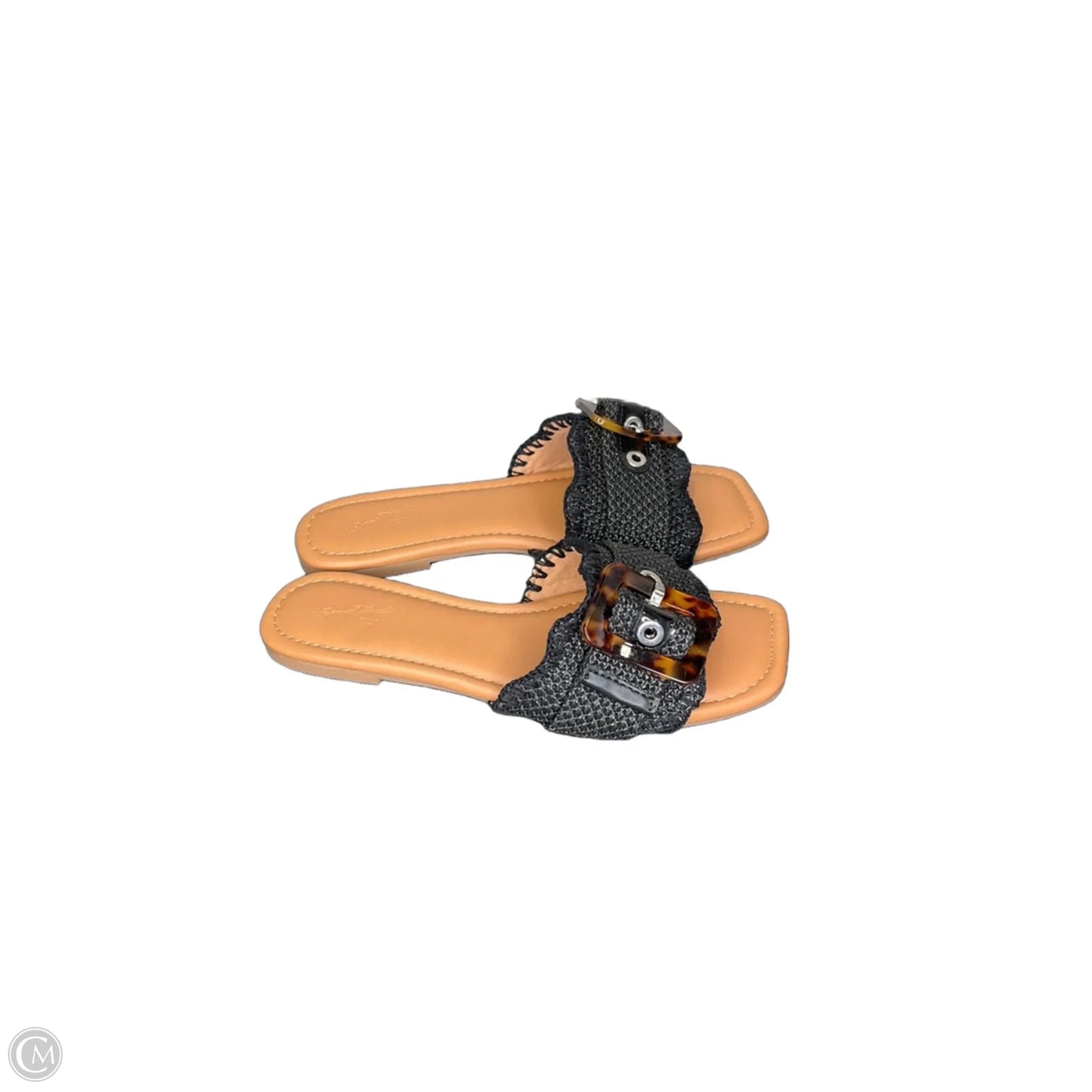 Sandals Flats By Universal Thread In Black, Size: 9