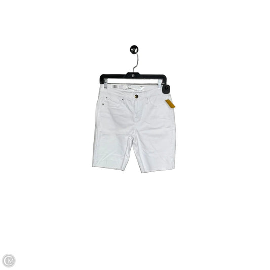 Shorts By Seven 7 In White Denim, Size: 4