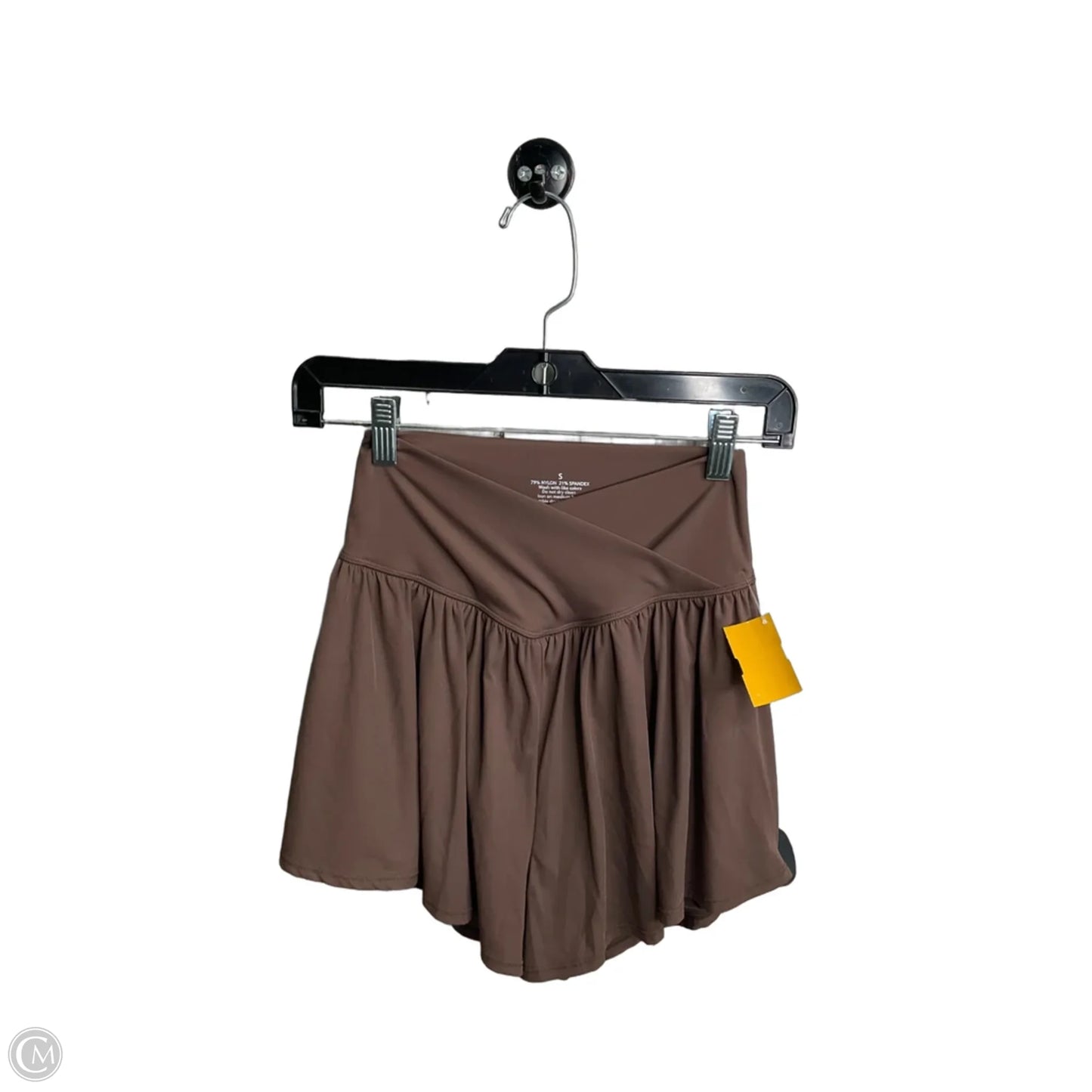 Athletic Shorts By Clothes Mentor In Brown, Size: S