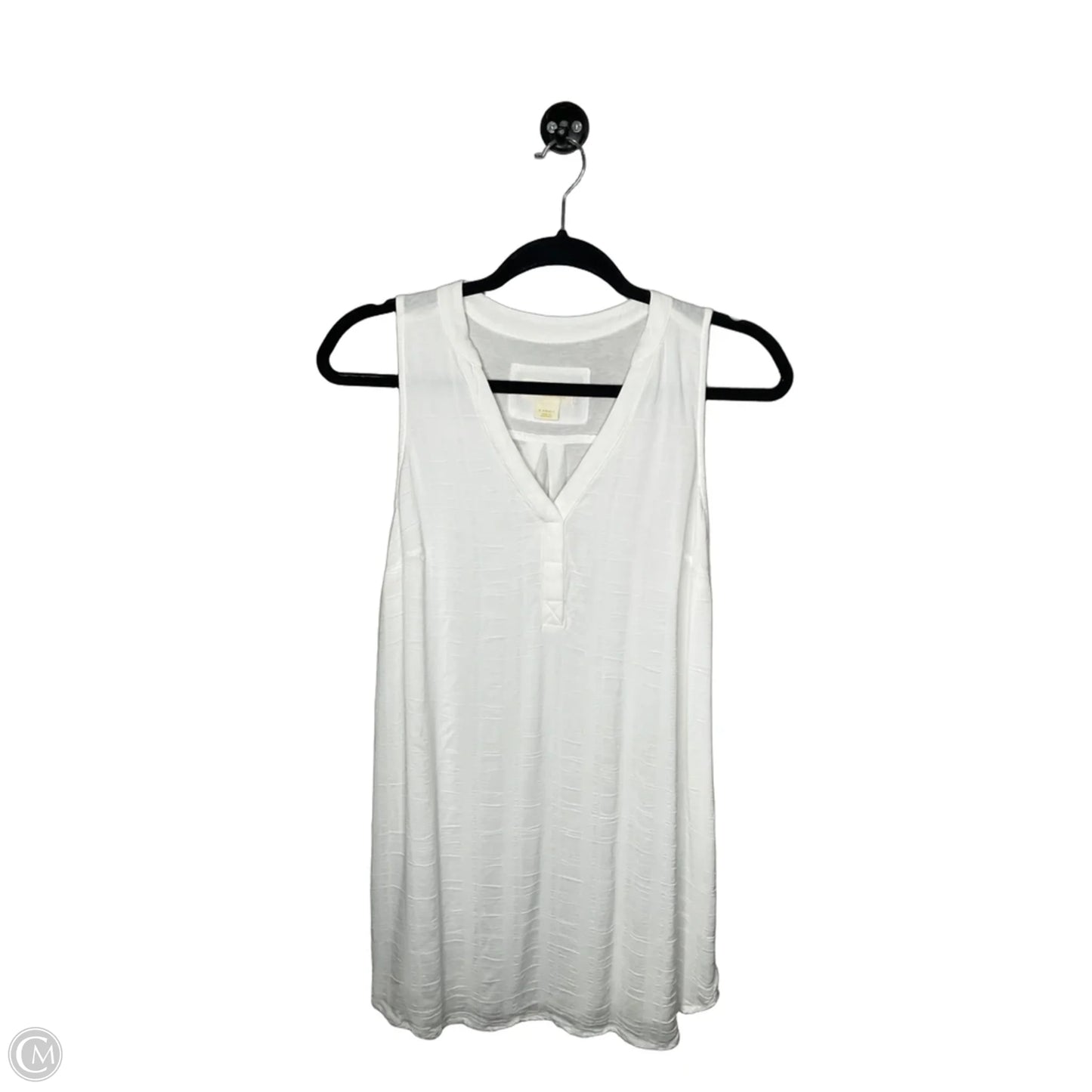 Top Sleeveless By Maeve In White, Size: Xs