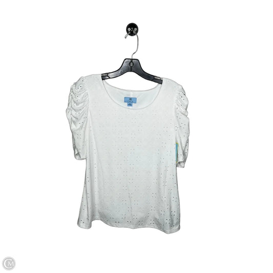 Top Short Sleeve By Maurices In White, Size: M