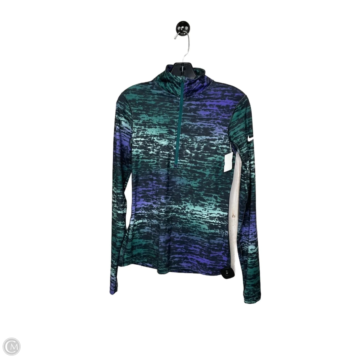 Athletic Jacket By Nike Apparel In Purple, Size: S