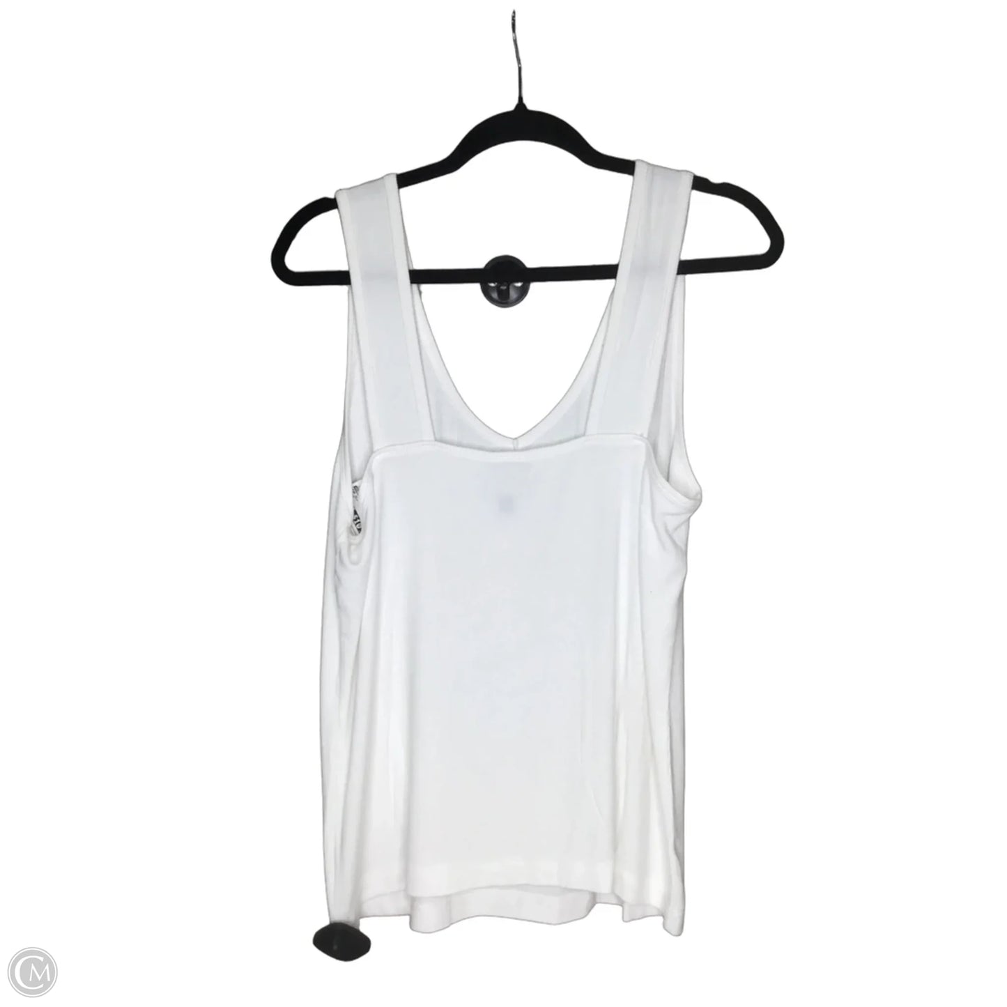 Top Sleeveless By Cabi In White, Size: L