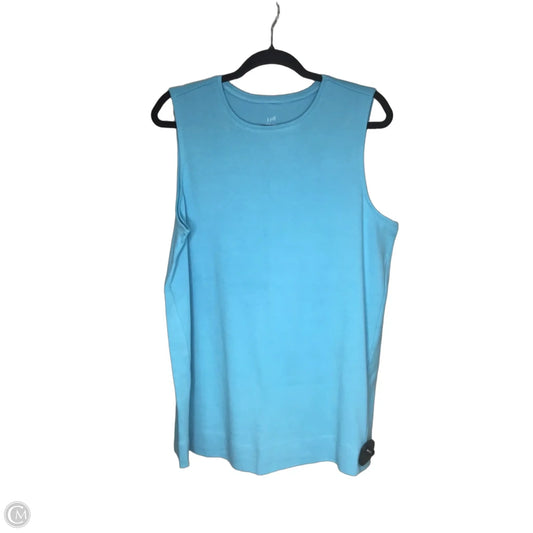 Top Sleeveless By J. Jill In Blue, Size: L