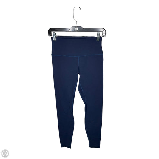 Athletic Leggings By Lululemon In Navy, Size: 6