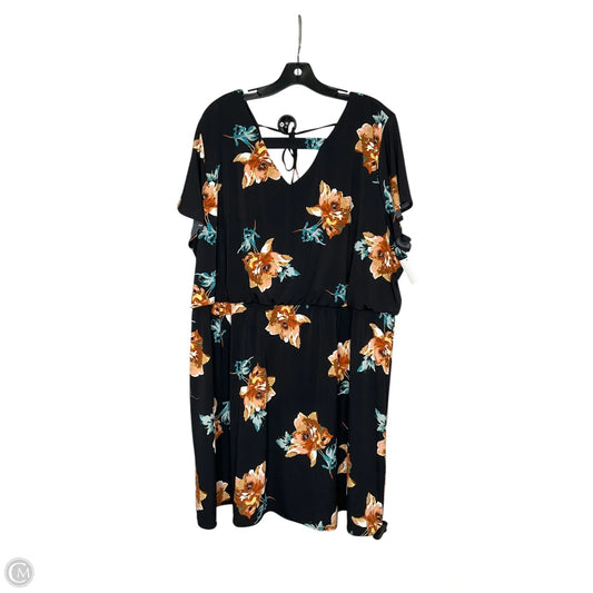 Dress Casual Midi By Maurices In Black, Size: 3x