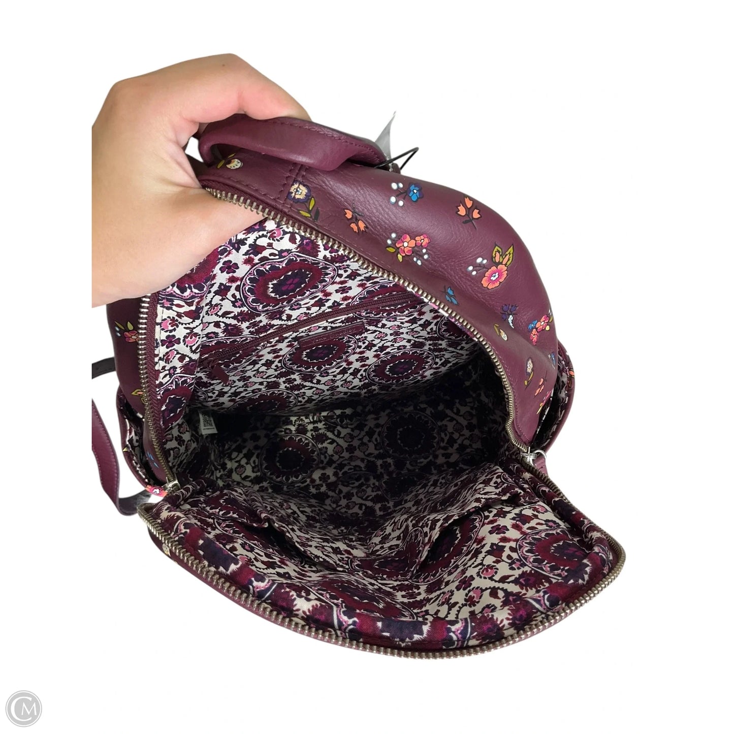 Backpack Leather By Vera Bradley, Size: Medium