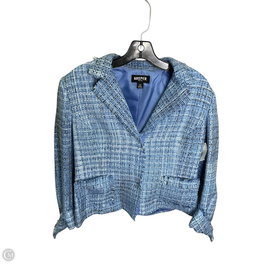 Blazer By Kasper In Blue, Size: 14p