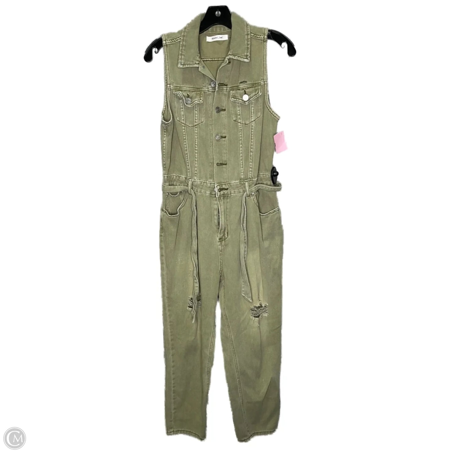 Jumpsuit By Mustard Seed In Green, Size: M
