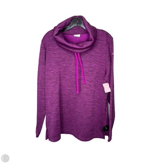 Athletic Jacket By Columbia In Purple, Size: L