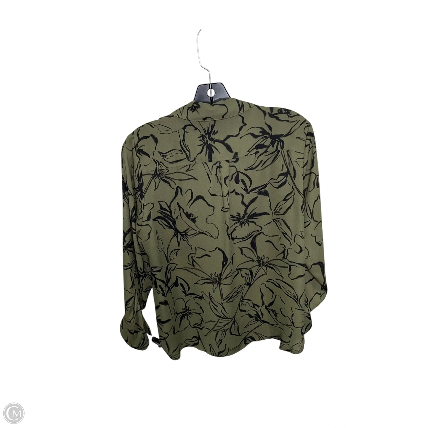 Top Long Sleeve By Apt 9 In Green, Size: M