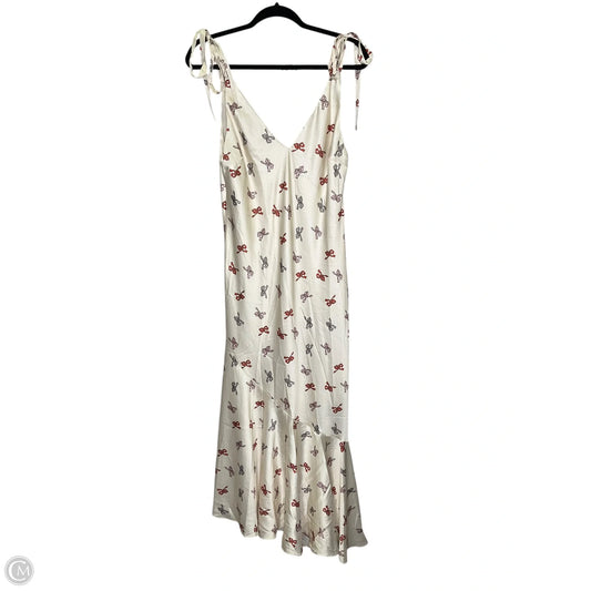 Dress Casual Maxi By Clothes Mentor In Cream, Size: M
