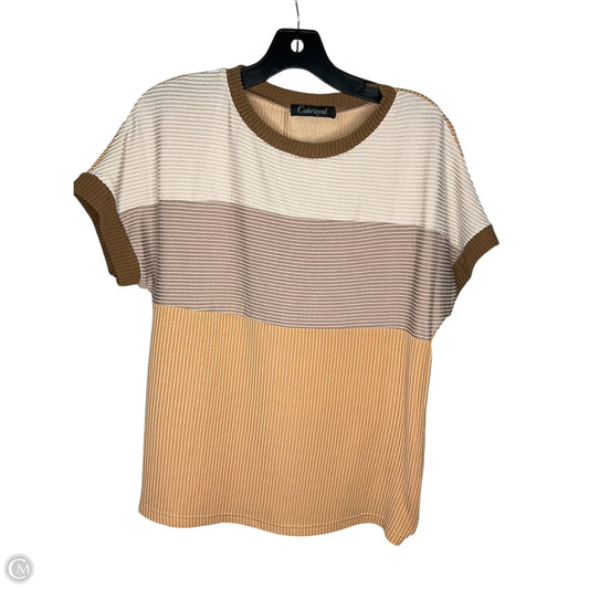 Top Short Sleeve By Clothes Mentor In Orange, Size: S