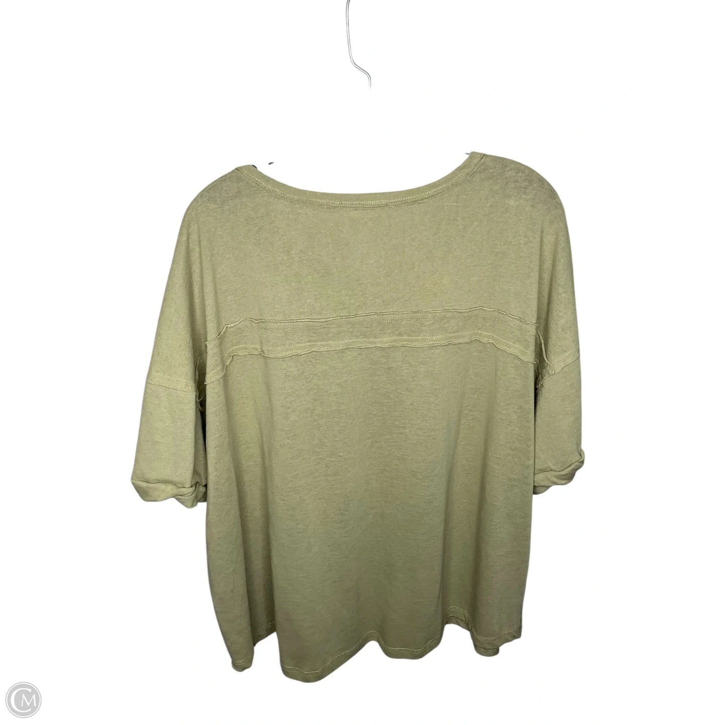 Top Short Sleeve By Clothes Mentor In Green, Size: 3x