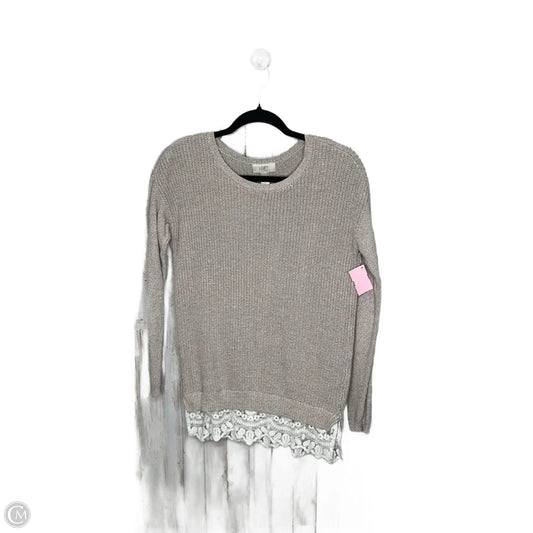 Sweater By Loft In Cream, Size: S