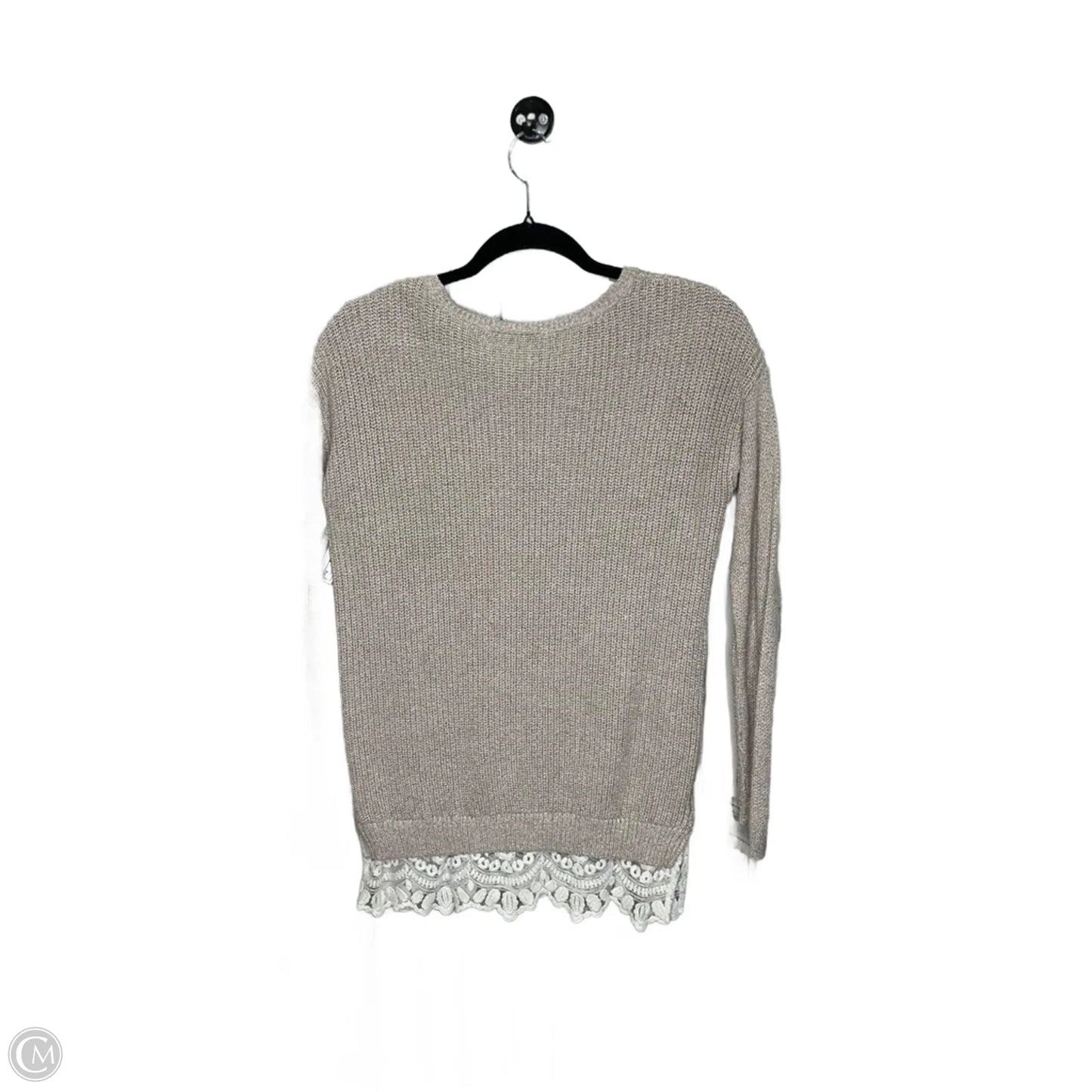 Sweater By Loft In Cream, Size: S