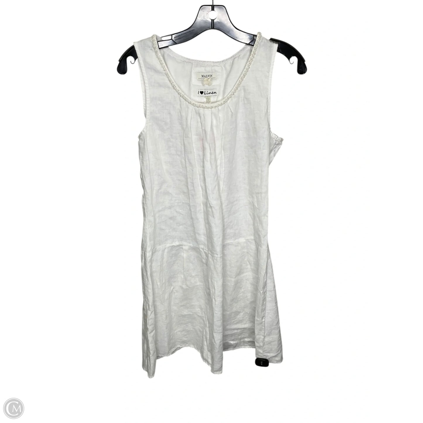 Dress Casual Midi By Cmc In White, Size: L