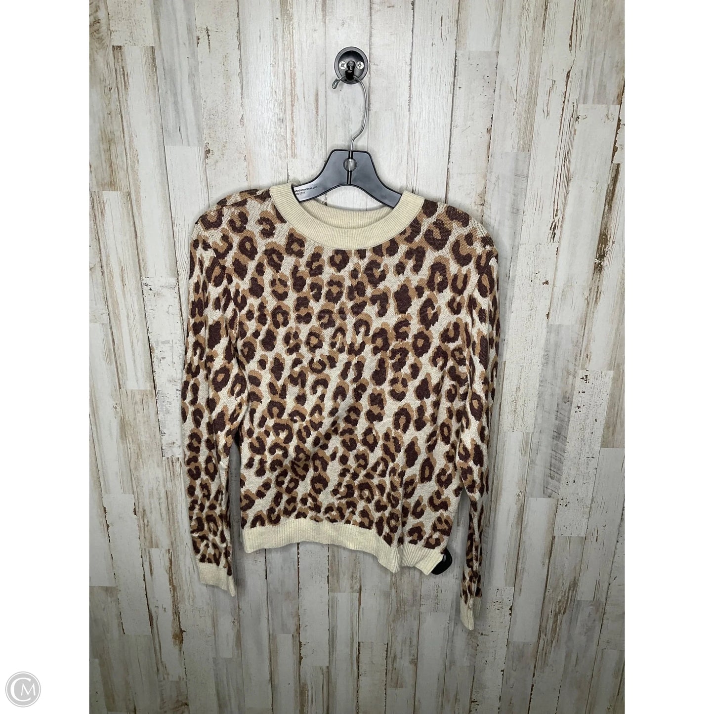 Top Long Sleeve By A New Day In Animal Print, Size: M