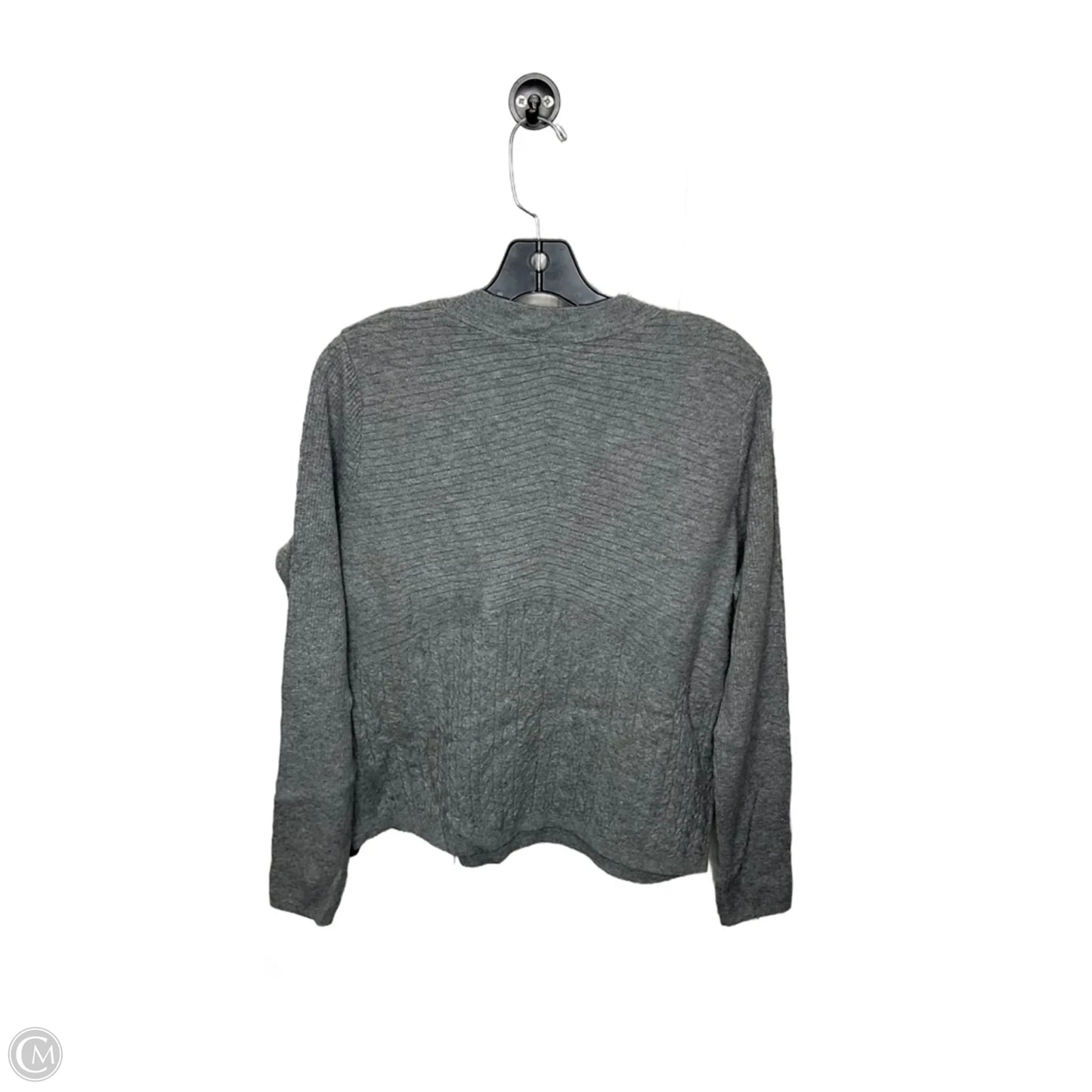 Top Long Sleeve By Cabi In Grey, Size: M