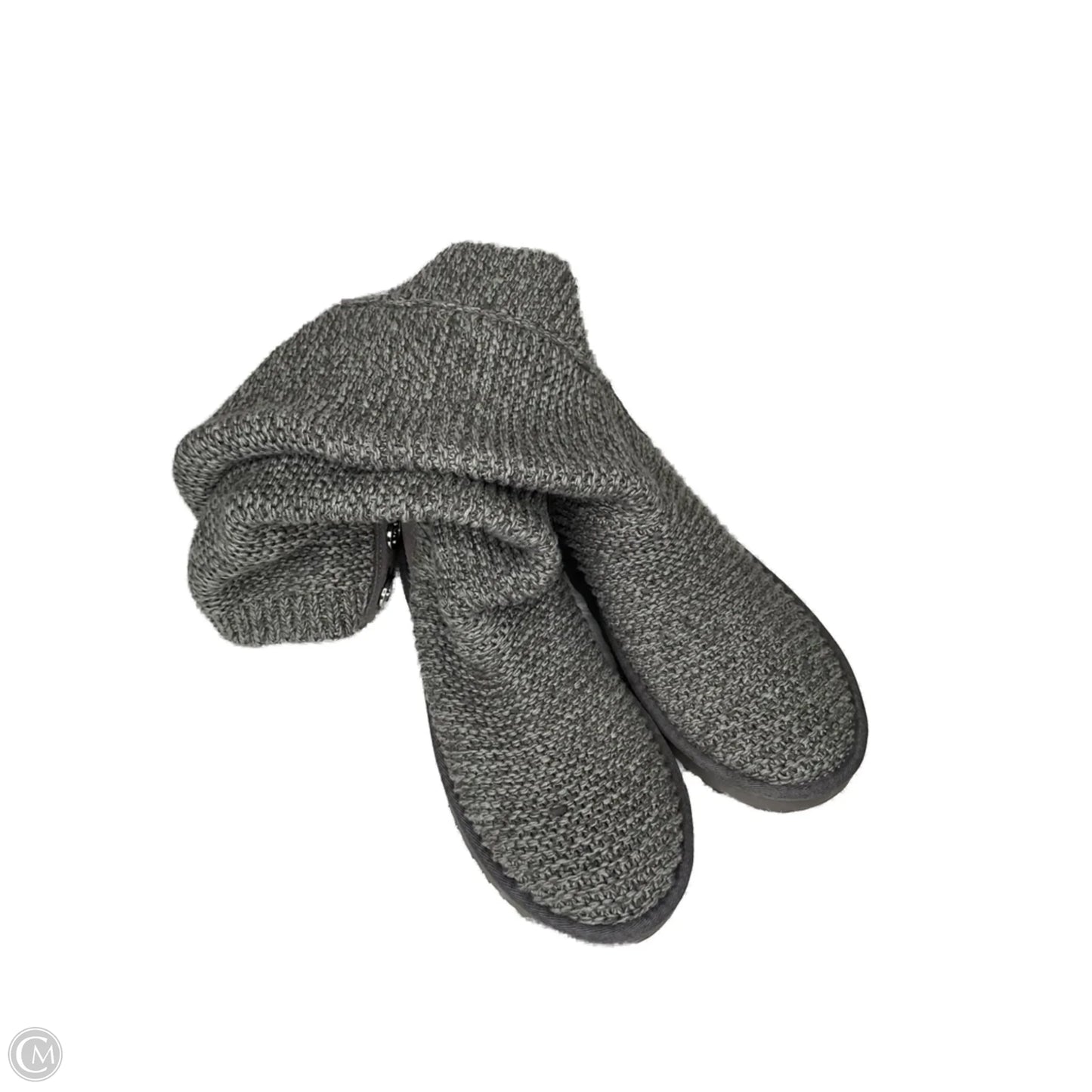 Boots Designer By Ugg In Grey, Size: 9