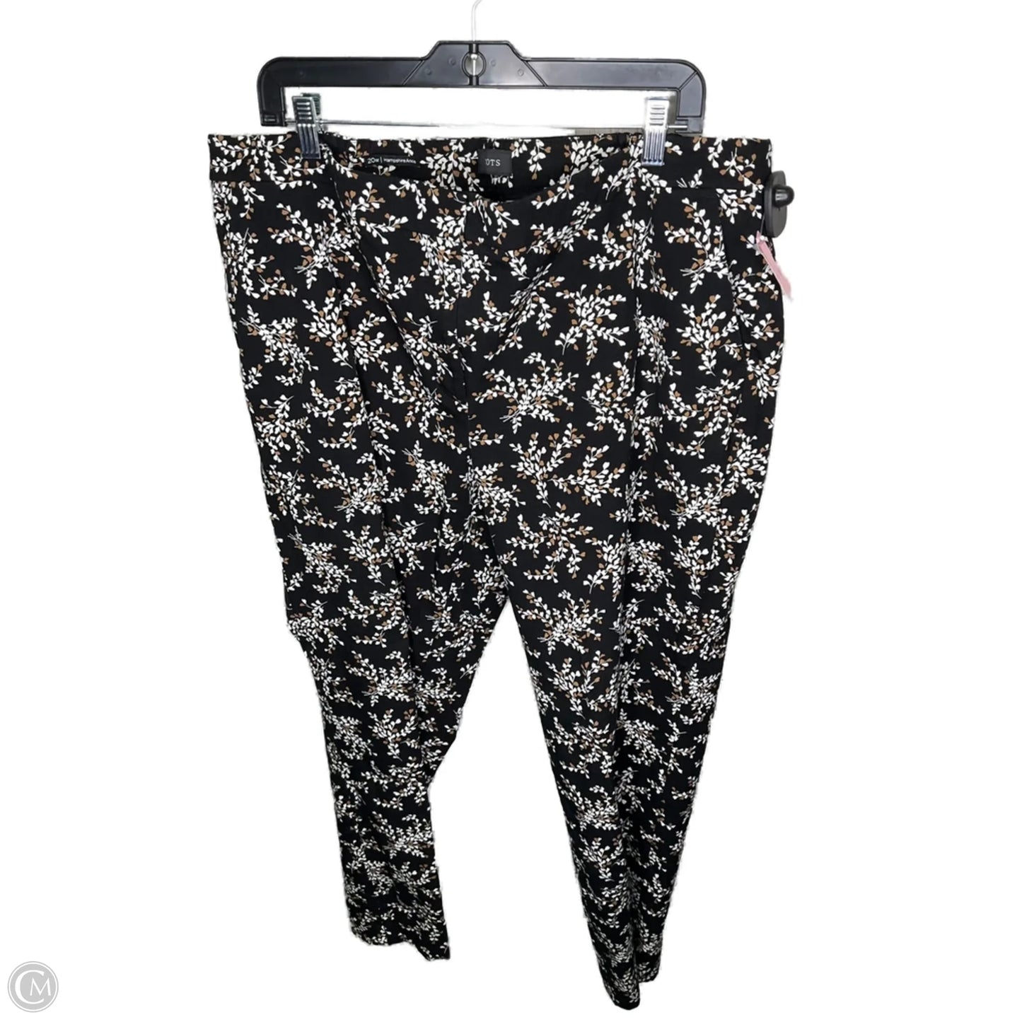 Pants Dress By Talbots In Black & Brown, Size: 20