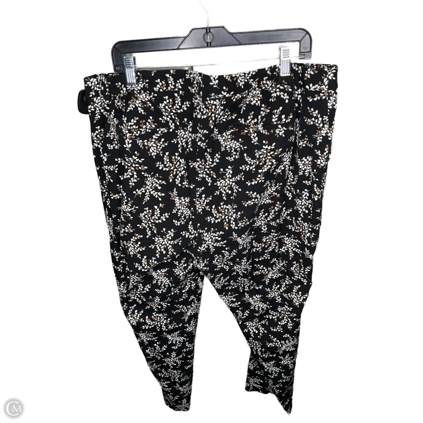 Pants Dress By Talbots In Black & Brown, Size: 20