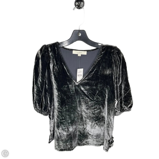 Top 3/4 Sleeve By Loft In Grey, Size: Xs