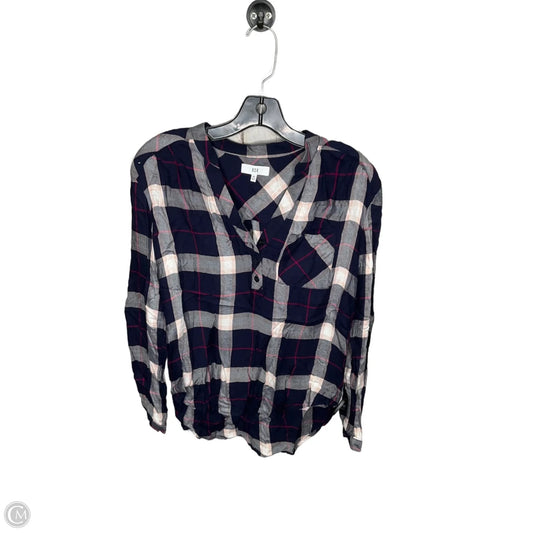 Top Long Sleeve By Clothes Mentor In Navy, Size: Xs