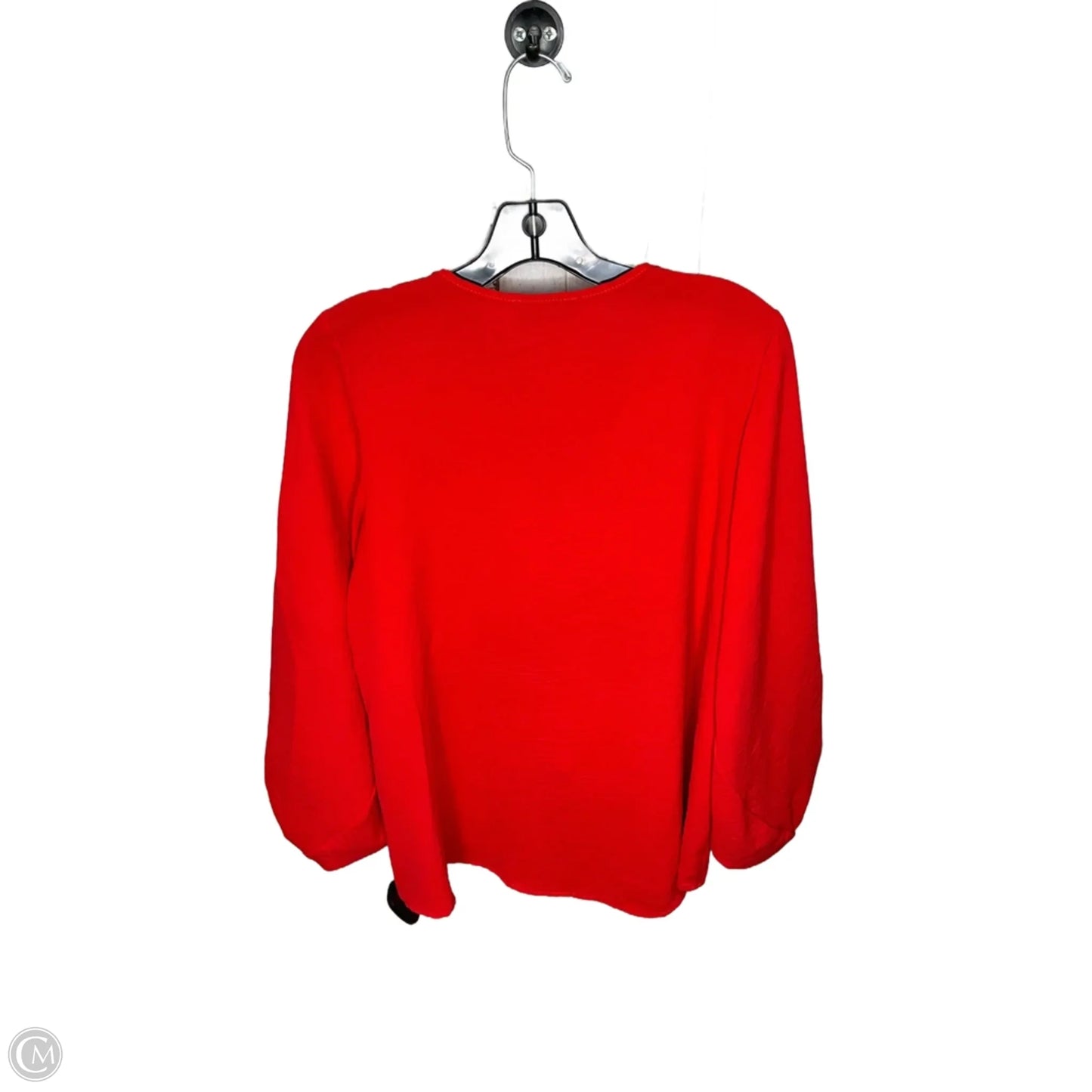 Top Long Sleeve By Clothes Mentor In Red, Size: L