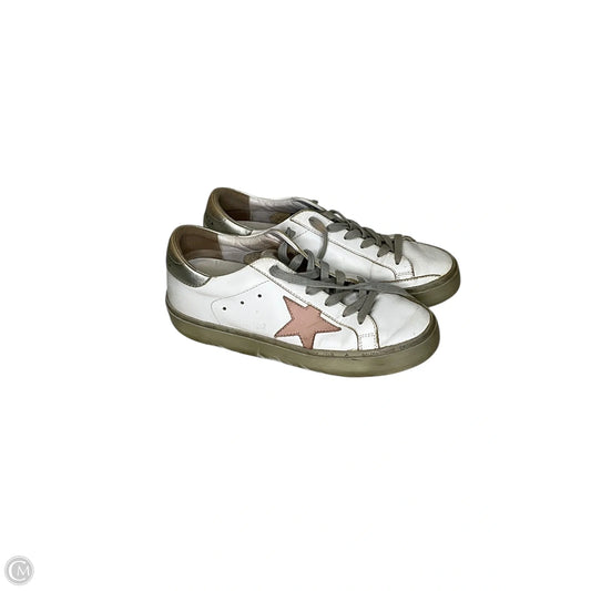 Shoes Luxury Designer By Golden Goose In White, Size: 7.5