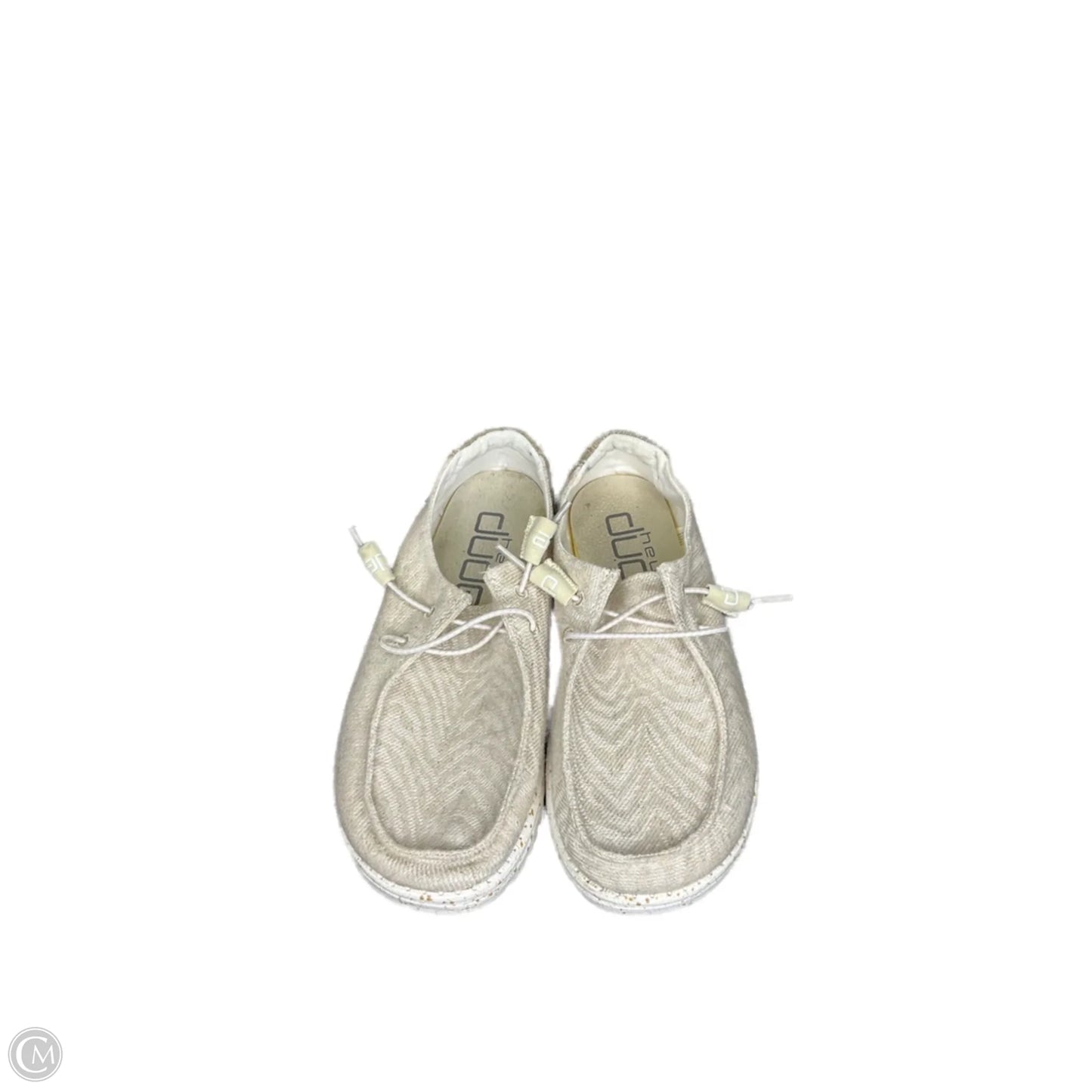 Shoes Sneakers By Hey Dude In Cream, Size: 8